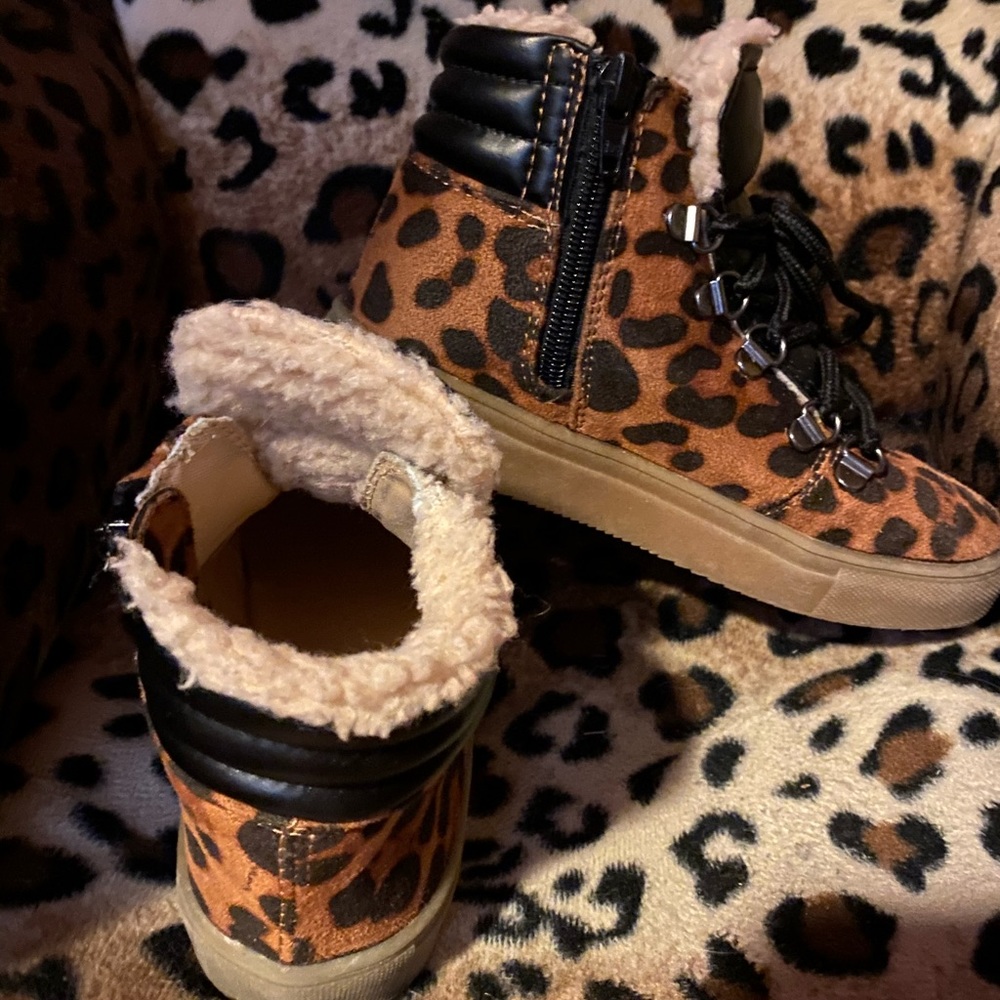 Leopard Winter Boots
